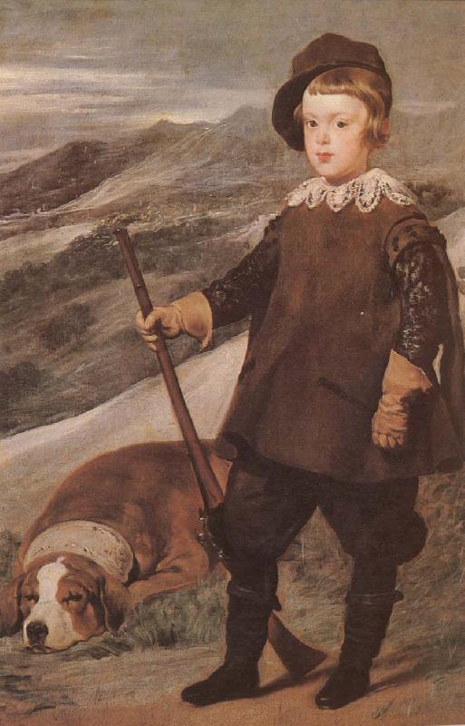 VELAZQUEZ, Diego Rodriguez de Silva y Detail of Prince oil painting image